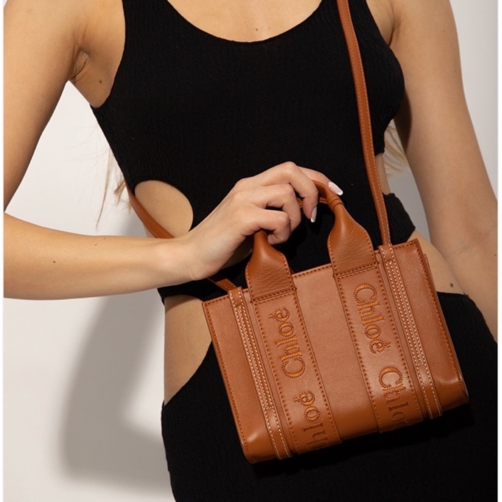 Chloe Tan Leather Mini Bag